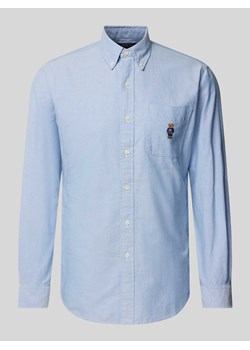 Koszula casualowa o kroju custom fit z kołnierzykiem typu button down ze sklepu Peek&Cloppenburg  w kategorii Koszule męskie - zdjęcie 174116763