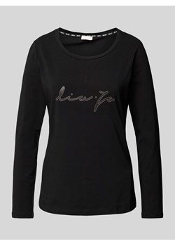 Bluzka z długim rękawem i nadrukiem z logo ze sklepu Peek&Cloppenburg  w kategorii Bluzki damskie - zdjęcie 174117023