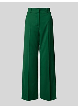 Spodnie materiałowe z szeroką nogawką w kant model ‘VISIVO’ ze sklepu Peek&Cloppenburg  w kategorii Spodnie damskie - zdjęcie 174117040