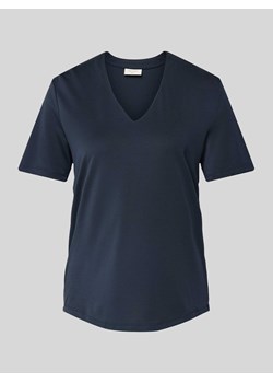 T-shirt z dekoltem w serek ze sklepu Peek&Cloppenburg  w kategorii Bluzki damskie - zdjęcie 174117254