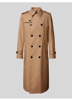 Płaszcz z wykładanym kołnierzem model ‘Trenticio’ ze sklepu Peek&Cloppenburg  w kategorii Płaszcze męskie - zdjęcie 174117342