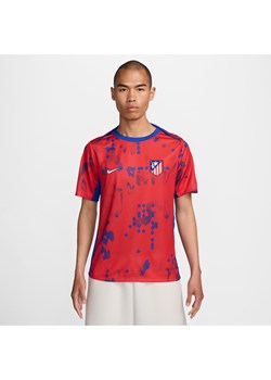 Męska przedmeczowa koszulka piłkarska z krótkim rękawem Nike Dri-FIT Atlético Madryt Academy Pro - Czerwony ze sklepu Nike poland w kategorii T-shirty męskie - zdjęcie 174117831