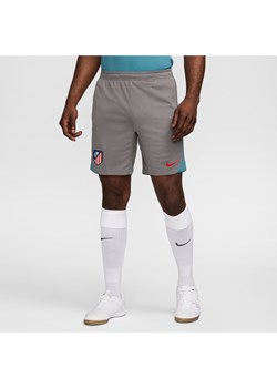 Męskie spodenki piłkarskie z dzianiny Nike Dri-FIT Atlético Madryt Strike - Szary ze sklepu Nike poland w kategorii Spodenki męskie - zdjęcie 174117890