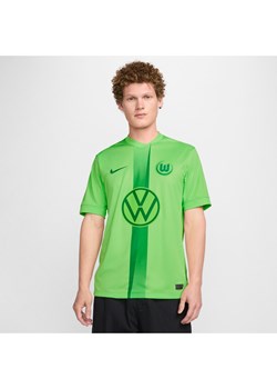 Męska koszulka piłkarska Nike Dri-FIT VfL Wolfsburg Stadium 2024/25 (wersja domowa) (replika) - Zieleń ze sklepu Nike poland w kategorii T-shirty męskie - zdjęcie 174117900