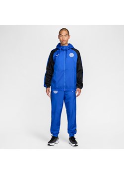 Męski tkany dres piłkarski z kapturem Nike Inter Mediolan (wersja domowa) - Niebieski ze sklepu Nike poland w kategorii Dresy męskie - zdjęcie 174117902