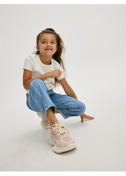 Reserved - Classic denim straight - niebieski ze sklepu Reserved w kategorii Spodnie dziewczęce - zdjęcie 174120631