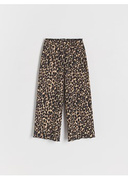 Reserved - Spodnie w zwierzęcy wzór - wielobarwny ze sklepu Reserved w kategorii Spodnie dziewczęce - zdjęcie 174120741