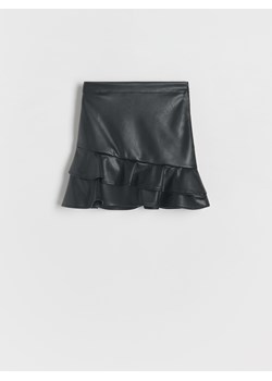Reserved - Spódnica z imitacji skóry - czarny ze sklepu Reserved w kategorii Spódnice dziewczęce - zdjęcie 174122170