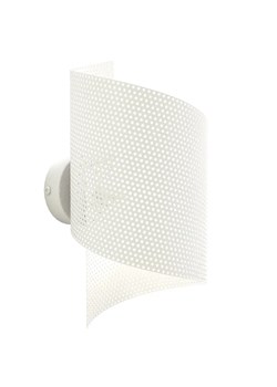 Biały nowoczesny kinkiet ażurowy - D144-Evitos ze sklepu Edinos.pl w kategorii Lampy ścienne - zdjęcie 174123924