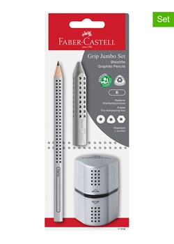 Faber-Castell 6-częściowy zestaw &quot;Jumbo Grip&quot; w kolorze srebrnym ze sklepu Limango Polska w kategorii Akcesoria biurowe - zdjęcie 174124474
