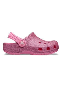 Crocs Chodaki &quot;Classic Glitter&quot; w kolorze różowym ze sklepu Limango Polska w kategorii Klapki dziecięce - zdjęcie 174125151