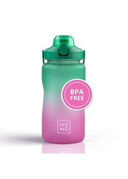 Butelka na wodę 1.5L zielono-różowa | BPA free ze sklepu Sklep SOXO w kategorii Bidony i butelki - zdjęcie 174125303