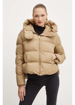 Pinko kurtka damska kolor beżowy zimowa 101602 A1ZV ze sklepu ANSWEAR.com w kategorii Kurtki damskie - zdjęcie 174126553