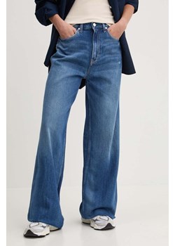 Tommy Jeans jeansy damskie kolor niebieski DW0DW18175 ze sklepu ANSWEAR.com w kategorii Jeansy damskie - zdjęcie 174126911