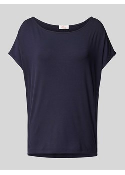 T-shirt z mieszanki wiskozy z okrągłym dekoltem ze sklepu Peek&Cloppenburg  w kategorii Bluzki damskie - zdjęcie 174127452