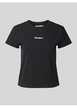 T-shirt o luźnym kroju z okrągłym dekoltem ze sklepu Peek&Cloppenburg  w kategorii Bluzki damskie - zdjęcie 174127461