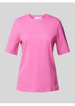 T-shirt z wyhaftowanym logo model ‘SIGNE-HANKIE’ ze sklepu Peek&Cloppenburg  w kategorii Bluzki damskie - zdjęcie 174127473