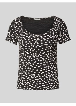 T-shirt z efektem prążkowania ze sklepu Peek&Cloppenburg  w kategorii Bluzki damskie - zdjęcie 174127542
