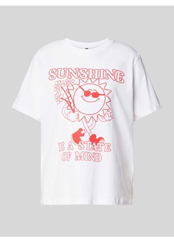 T-shirt z okrągłym dekoltem damski ze sklepu Peek&Cloppenburg  w kategorii Bluzki damskie - zdjęcie 174127573