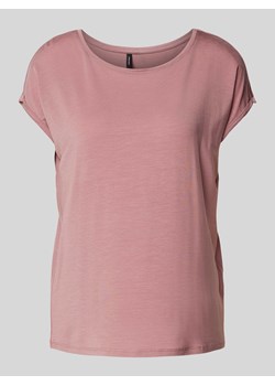 T-shirt w jednolitym kolorze model ‘AVA’ ze sklepu Peek&Cloppenburg  w kategorii Bluzki damskie - zdjęcie 174127774