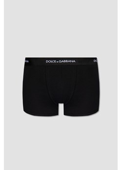 DOLCE & GABBANA Czarne bokserki Regular, Wybierz rozmiar XXL ze sklepu outfit.pl w kategorii Majtki męskie - zdjęcie 174128213