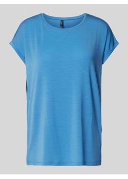 T-shirt w jednolitym kolorze model ‘AVA’ ze sklepu Peek&Cloppenburg  w kategorii Bluzki damskie - zdjęcie 174128253