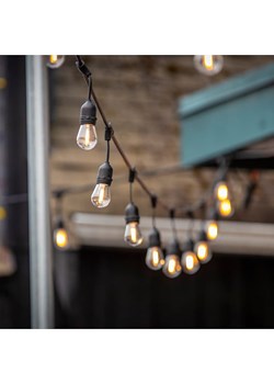 lumisky Solarna girlanda LED w kolorze ciepłej bieli - dł. 600 cm ze sklepu Limango Polska w kategorii Oświetlenie ogrodowe - zdjęcie 174129213