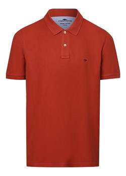 Fynch-Hatton Męska koszulka polo Mężczyźni Bawełna sjena jednolity ze sklepu vangraaf w kategorii T-shirty męskie - zdjęcie 174132622