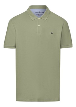 Fynch-Hatton Męska koszulka polo Mężczyźni Bawełna oliwkowy jednolity ze sklepu vangraaf w kategorii T-shirty męskie - zdjęcie 174132624