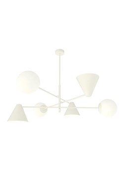 Biała nowoczesna lampa sufitowa - D141-Vilox ze sklepu Edinos.pl w kategorii Lampy sufitowe - zdjęcie 174136962