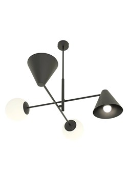 Czarna lampa sufitowa w stylu loftowym - D140-Vilox ze sklepu Edinos.pl w kategorii Lampy sufitowe - zdjęcie 174136982