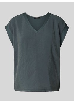T-shirt z dekoltem w serek model ‘Saduna’ ze sklepu Peek&Cloppenburg  w kategorii Bluzki damskie - zdjęcie 174140034