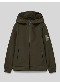 Kurtka softshell z kieszeniami zapinanymi na zamek błyskawiczny ze sklepu Peek&Cloppenburg  w kategorii Kurtki chłopięce - zdjęcie 174140282