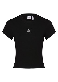 adidas Originals Koszulka damska Kobiety Bawełna czarny jednolity ze sklepu vangraaf w kategorii Bluzki damskie - zdjęcie 174141144