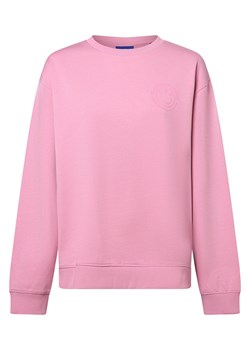 HUGO BLUE Bluza damska - Oversized Crew_B Kobiety Bawełna wyrazisty róż nadruk ze sklepu vangraaf w kategorii Bluzy damskie - zdjęcie 174141152