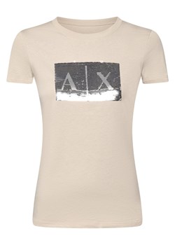 Armani Exchange Koszulka damska Kobiety Bawełna piaskowy jednolity ze sklepu vangraaf w kategorii Bluzki damskie - zdjęcie 174141162