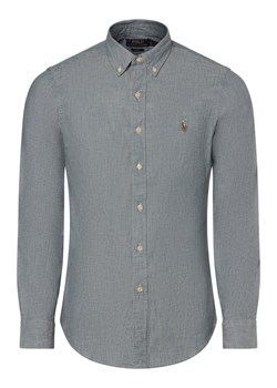 Polo Ralph Lauren Koszula męska - krój slim fit Mężczyźni Slim Fit Bawełna denim jednolity ze sklepu vangraaf w kategorii Koszule męskie - zdjęcie 174141182