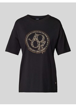 T-shirt z nadrukiem z logo ze sklepu Peek&Cloppenburg  w kategorii Bluzki damskie - zdjęcie 174141772
