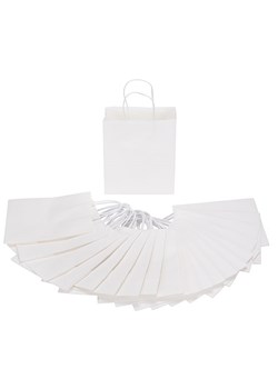 SUNNYSUE Papierowe torby (20 szt.) w kolorze białym - 21 x 8 x 18 cm ze sklepu Limango Polska w kategorii Akcesoria biurowe - zdjęcie 174142034