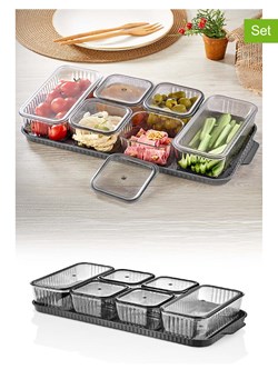 Violeta Home 13-częściowy zestaw w kolorze antracytowym ze sklepu Limango Polska w kategorii Pojemniki kuchenne - zdjęcie 174142234