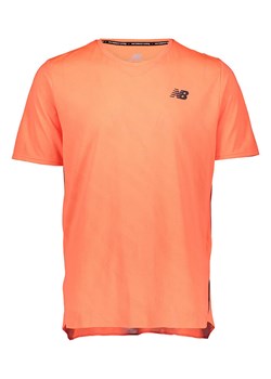 New Balance Koszulka &quot;Speed&quot; w kolorze pomarańczowym do biegania ze sklepu Limango Polska w kategorii T-shirty męskie - zdjęcie 174143434