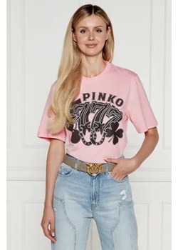 Pinko T-shirt | Regular Fit ze sklepu Gomez Fashion Store w kategorii Bluzki damskie - zdjęcie 174145374