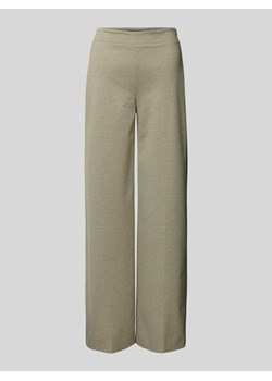 Spodnie materiałowe z szeroką nogawką i fakturowanym wzorem model ‘BEFORE’ ze sklepu Peek&Cloppenburg  w kategorii Spodnie damskie - zdjęcie 174146224