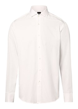 BOSS Koszula męska - H-JOE-spread-DC-214 Mężczyźni Regular Fit Bawełna biały wypukły wzór tkaniny ze sklepu vangraaf w kategorii Koszule męskie - zdjęcie 174146742
