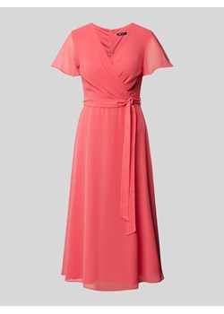 Sukienka koktajlowa z wiązanym paskiem ze sklepu Peek&Cloppenburg  w kategorii Sukienki - zdjęcie 174148401