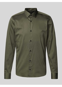 Koszula biznesowa o kroju slim fit z kołnierzykiem typu kent model ‘Pit’ ze sklepu Peek&Cloppenburg  w kategorii Koszule męskie - zdjęcie 174148482