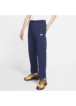 Spodnie męskie Nike Sportswear Club Fleece - Niebieski ze sklepu Nike poland w kategorii Spodnie męskie - zdjęcie 174148573
