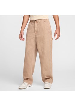 Męskie spodnie stolarskie Nike Life - Brązowy ze sklepu Nike poland w kategorii Spodnie męskie - zdjęcie 174148601