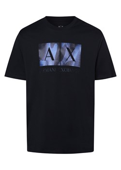 Armani Exchange Koszulka męska Mężczyźni Bawełna granatowy nadruk ze sklepu vangraaf w kategorii T-shirty męskie - zdjęcie 174150030