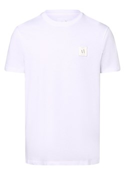 Armani Exchange Koszulka męska Mężczyźni Bawełna biały nadruk ze sklepu vangraaf w kategorii T-shirty męskie - zdjęcie 174150031